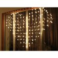 thumbnail image 4 of 1 cuerda de pc, telón de fondo de cascada de San Valentín, luces de ventana de hadas para boda, cortinas de luz de hadas, decoración Led, luces en línea intermitentes, 4 of 5