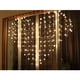 thumbnail image 4 of 1 cuerda de pc, telón de fondo de cascada de San Valentín, luces de ventana de hadas para boda, cortinas de luz de hadas, decoración Led, luces en línea intermitentes, 4 of 5
