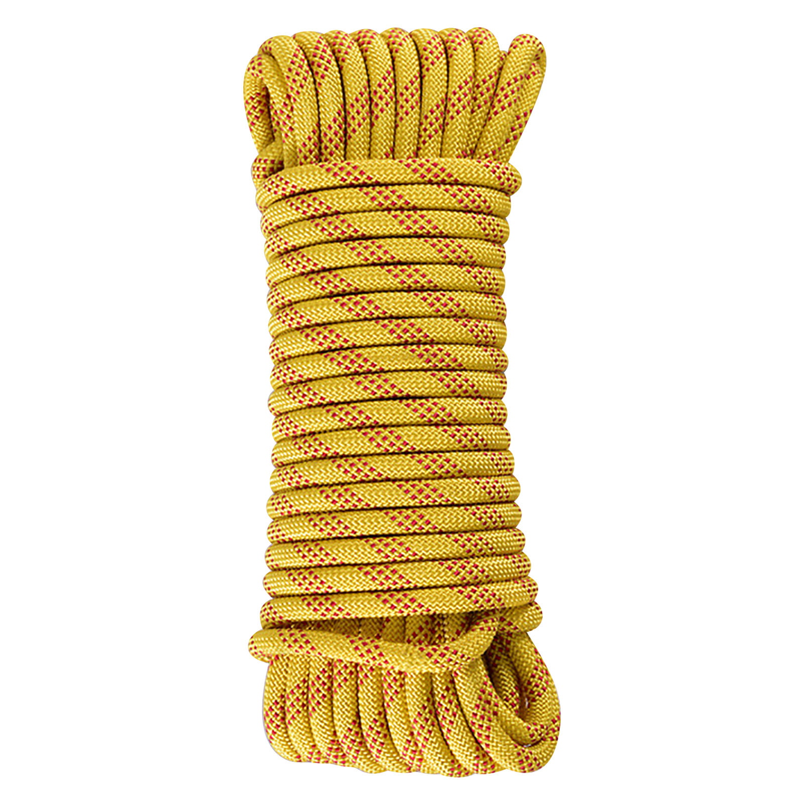 YELLOW POLYPROPYLENE ROPE BRAIDED POLY CORD STRONG STRING CAMPING SAILING YACHT 