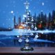 thumbnail image 4 of Luces de Árbol de Navidad de Cristal 13 Pulgadas XCF Decoración de Mesa, 4 of 4