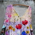 thumbnail image 3 of Robes Grande Taille pour Femmes Mode Grande Taille Vintage Vacances Floral Manches 3/4 Robes Vintage Robes Grande Taille pour Femmes Robes pour Femmes Grande Taille Femmes Robes Grande Taille, 3 of 5