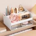 thumbnail image 4 of ChicYu Desk Storage Box, Large Capacity Drawer Organizer, Clear View Storage Container, Plastic Storage Bin for Household Supplies, 4 of 6