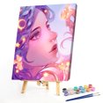 thumbnail image 1 of Cuadros Decorativos Anime Girl pintura al óleo por números Kits lienzo imagen para adultos niños sin marco JShteea Nuevos Originales, 1 of 9