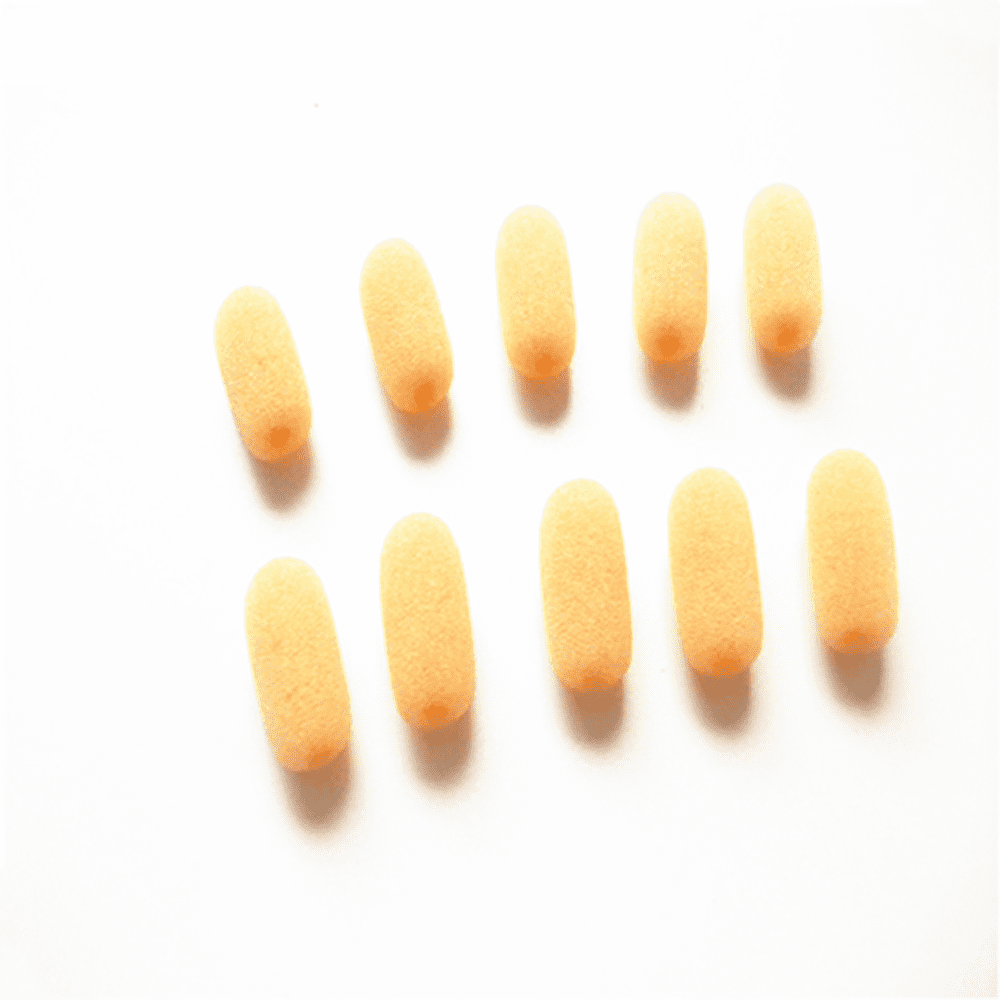 LINHUIPAD 15 Pack Mini Lavalier Foam Cover Windscreen For Countryman E6 And Other Headset Lapel Microphones (Black