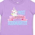 thumbnail image 4 of Inktastic Most Magical Goddaughter Cute Unicorn Girls Toddler T-Shirt, 4 of 5