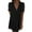 Black, variant on Cathalem Women's 2024 Summer Mini Dress 2024 Short Sleeve A-Line Mini Dress Casual Crew Neck Shift Dress Beach Sundress,Light Blue M