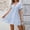 Blue, variant on Boho Summer Dress Short Sleeve Plaid Print Trendy Long Dress Flowy Loose Fit Breathable Maxi Dresses for Women 2026 Beach Supplies for Professional and Smart Casual S