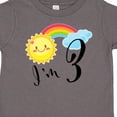 thumbnail image 4 of Inktastic I'm 3 Third Birthday Sun Rainbow Boys or Girls Toddler T-Shirt, 4 of 5