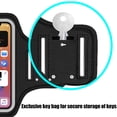 thumbnail image 2 of Correr al aire libre, deportes, ciclismo, bolsa de brazo impermeable, adecuada para teléfonos móviles de 6,8 pulgadas, 2 of 5