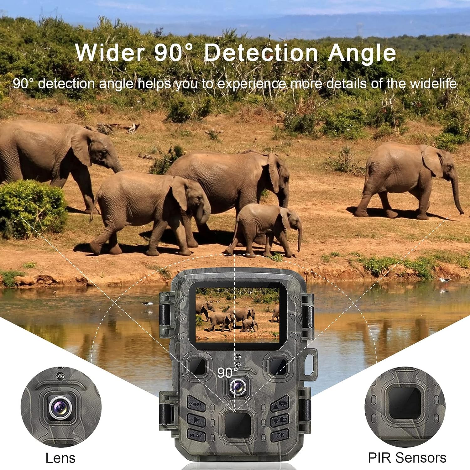Suntekcam MINI301 4 AA Battery Motion Activated Hunting Trail Monitor