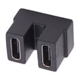 thumbnail image 1 of USB C Connector, Female To Female Type C U Shape Adapter Portable 100W Fast Charging  For Phone For Tablet, 1 of 8