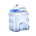 thumbnail image 1 of Water Container Water Jug Water Storage Barrel Water Bottle for Hiking Household 10L, 1 of 8