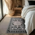 thumbnail image 2 of Area Rugs for Entryway x Lightweight Machine Washable Rug Vintage Area Rugs for Bedroom Neutral Bathroom Mat Indoor Carpet for Playroom Office Living Room(Grey xft), 2 of 6