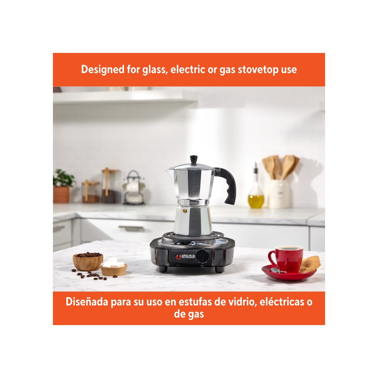 Buy IMUSA Cup Aluminum Coffeemaker, Silver at Ubuy Tanzania