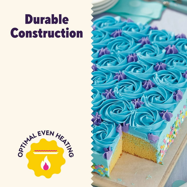 Wilton Aluminum Sheet Cake Pan 9x13 Inch Versatile Baking Pan for