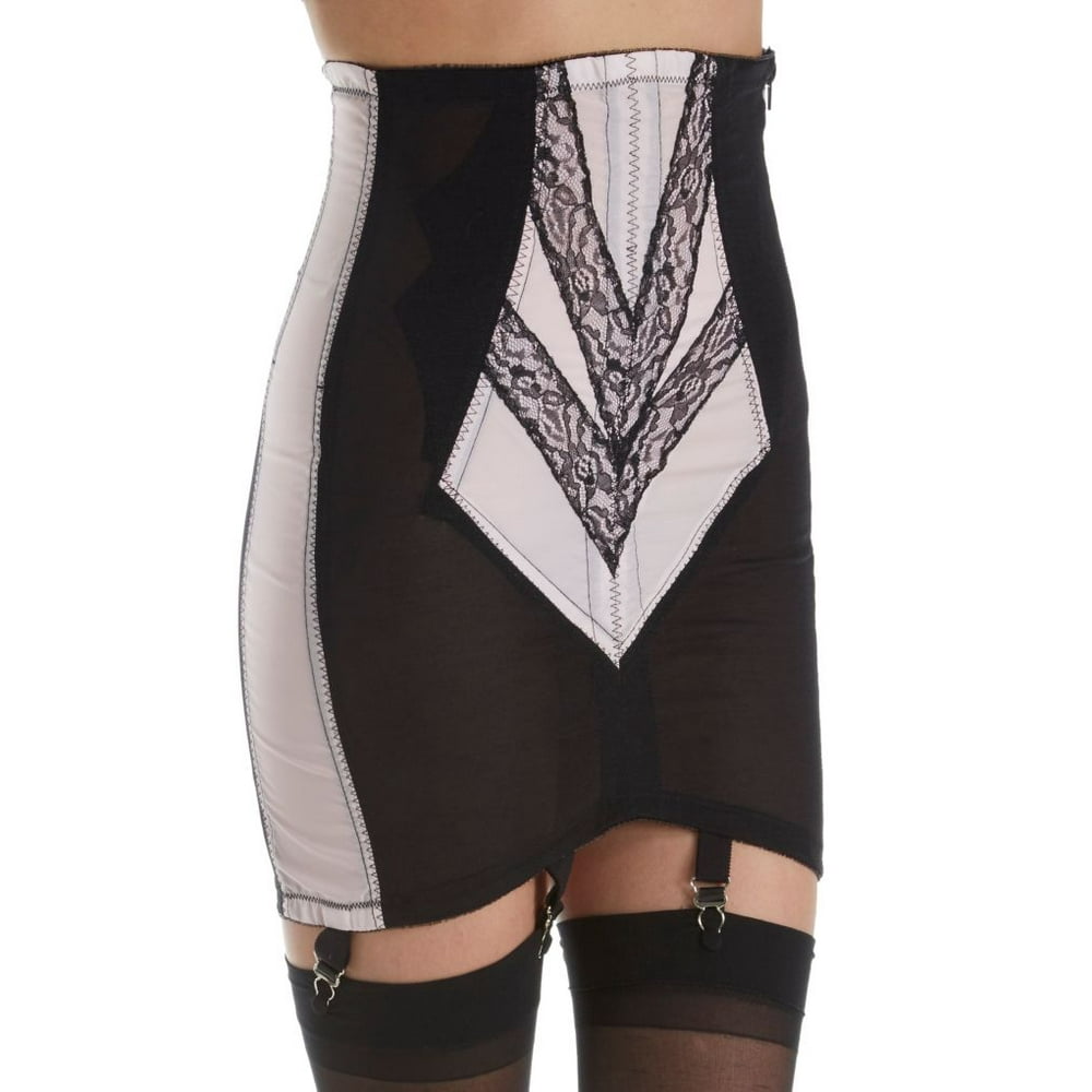 Rago Women's Rago 1294 High Waist Open Bottom Girdle with Zipper