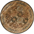 thumbnail image 2 of Nourison Delano Traditional Black/Blue 5'3" x ROUND Area Rug, (5 Round), 2 of 6
