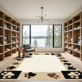 thumbnail image 2 of ODIKA 3'x5' Machine Washable Non-Slip Area Rug, Graphic Beige High Traffic Rug, Beige, 1051755, 2 of 7