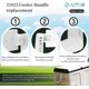 thumbnail image 5 of Replacement cooler handle kit compatible with Igloo 25-72 quart coolers, with screw-on, swing-up design for easy installation, 5 of 5