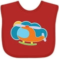 thumbnail image 3 of Inktastic Helicopter for Boys Boys Baby Bib, 3 of 4