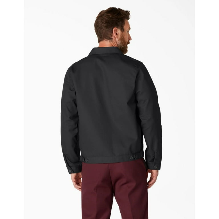 Dickies Men's Jacket Unlined Eisenhower Full Zip Slash-Front