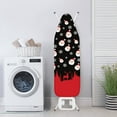 thumbnail image 4 of HELLHERO Father Christmas Snowflakes Ironing Board Cover, Lightweight Breathable Ironing Board Cover Protector, Dirt-Proof Heat-Resistant Ironing Protector for Ironing Board, Home Decorations, 4 of 6