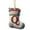 Q, variant on JeashCHAT 26 Initial Letter Acrylic Christmas Stocking Ornaments, Personalized Christmas Initial Ornaments, Xmas Stocking Shape Pendant, Christmas Tree Hanging Decorations Xmas Gifts