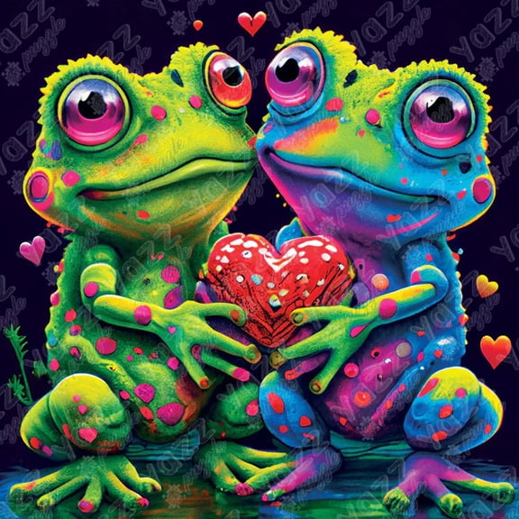 Frogs in Love 1000 Piece Puzzle | Yazz