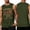 Army Green, variant on LNZGNM Men's American Flag Tank Tops Big and Tall Sleeveless Patriotic Shirt Muscle Graphic Tank Tops Casual Gym Tee Shirts,Red L