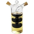 thumbnail image 1 of Dispensador de aceite de oliva y vinagre, 2 en 1, de cristal doble transparente, para cocina., 1 of 5