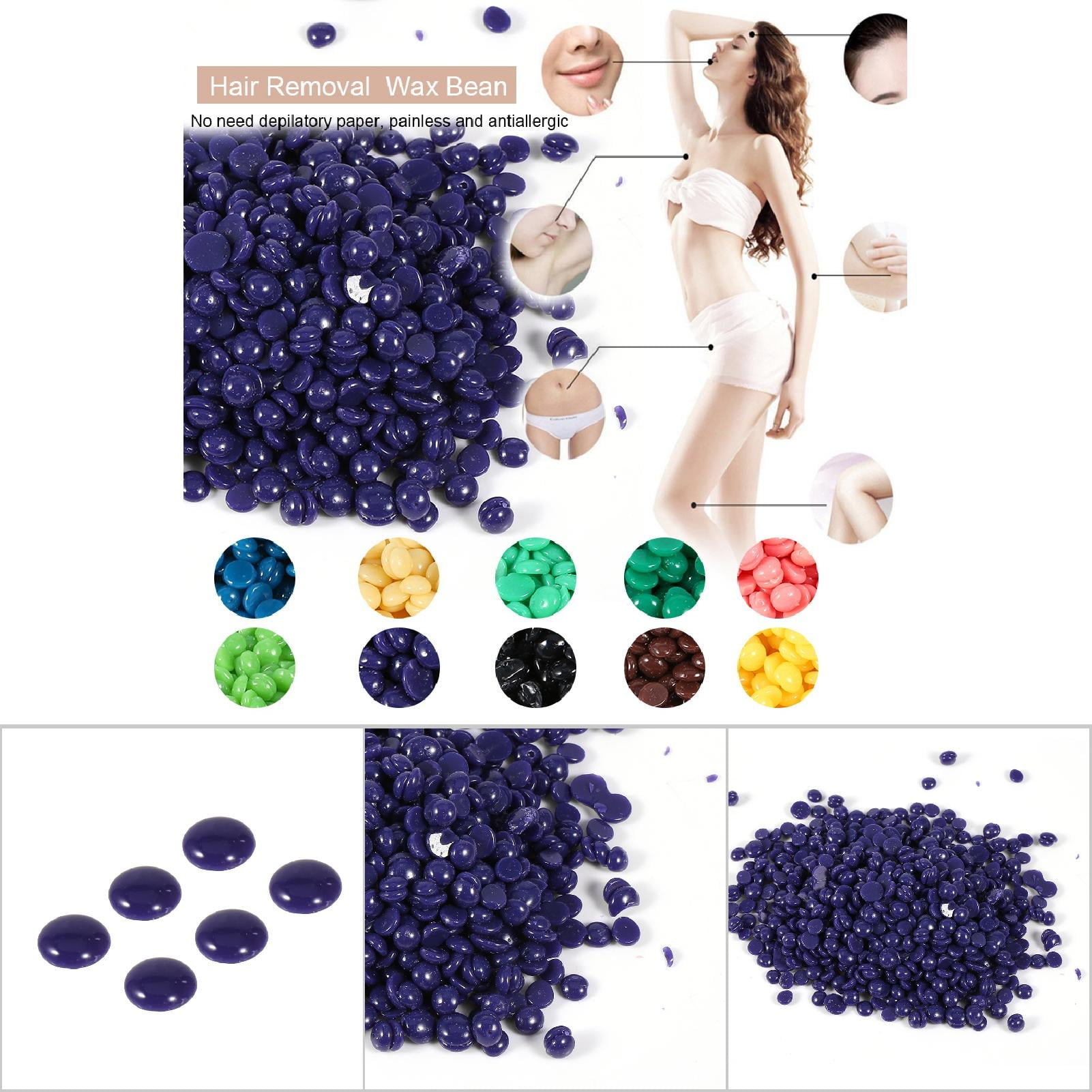 Wax Bean, Hair Remover Wax Bean, Depilatory Wax Professional Arm For