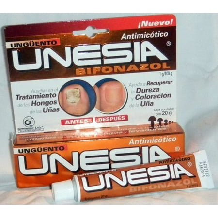 Fungus Cream - Bifonazol Fungus Treatment Cream To Aids Toe Nails 20g Tube by Genomma Lab20 GRAMS By Unesia