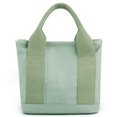 thumbnail image 3 of Bolsa de lona para mujercon múltiples bolsillospara mamáinformales para el trabajo (verde) Likrtyny Para Estrenar, 3 of 9