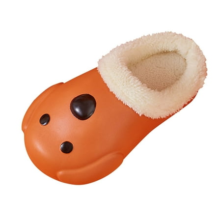 

Youmylove Women Slippers Couple Cotton Slipper Cute Cartoon Animal Slippers Plus Velvet Thick Bottom Water Proof Cotton Slippers Footwear