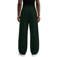 thumbnail image 5 of Men's Baggy Sweatpants Fleece Wide Leg Lounge Sweat Pants Drawstring Waist Jogging Pants with Pockets, 2XL, 5 of 7