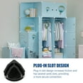 thumbnail image 4 of 20 Pcs Wire Cube Organizer Connector Modular Storage Rack Metal Shelving Cabinet Interlocking Plastic Joints for Combine-unit Buckle Abs, 4 of 6