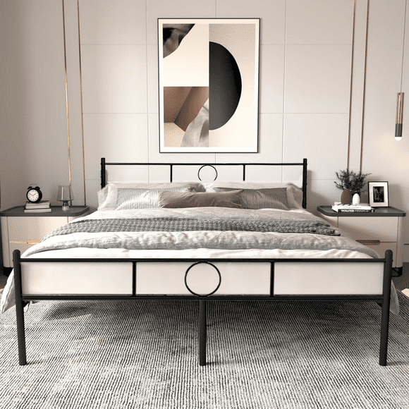 Cama QUEEN FurnitureR Base de cama plegable CIRCLE
