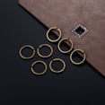 thumbnail image 2 of LOLIPPYY Metal Rings for Craft 100PCS Round Keyring Rings Beige 1.8x2.5cm Diy Craft and Key Holder, 2 of 8
