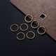 thumbnail image 2 of VERDANVERSE 100Ud Anillos De Conexión De Llavero Beige Duraderos Para Manualidades Y Uso Diario, 2 of 8