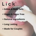 thumbnail image 4 of Aceite de masaje LICK con sabor a crema batida 120 ml para parejas, 4 of 5