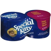 Special Kitty Prime Entrée Dinner Canned Cat Food, 5.5 Oz., 4 Pack