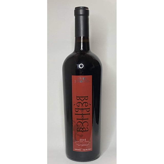 Vino Tinto Vid Mexicana Sinopsis Replica 750 ml Petit Syrah 50% Malbec 50%