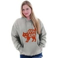 thumbnail image 3 of Vintage Halloween Scaredy Cat Cute Women Plus Size Graphic Pullover Hoodie Brisco Brands 4X, 3 of 3
