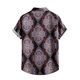 thumbnail image 2 of Camisas s Para Hombre Manga Corta Camisas de un solo pecho de primavera y verano para hombre, camisa informal de manga corta con solapa para playa y vacaciones al libre (Purple, XXL), 2 of 7