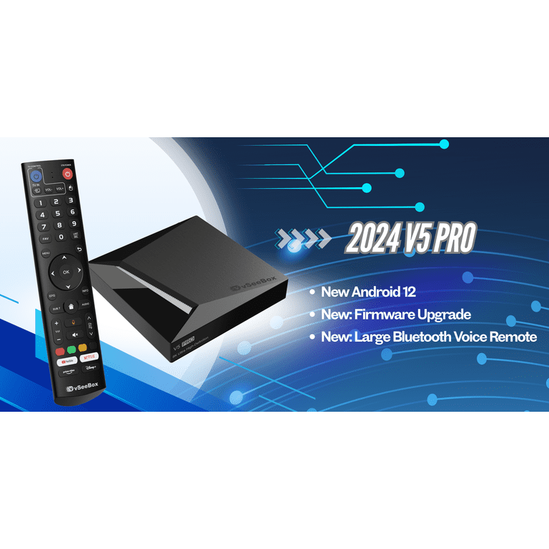 Nuovo Compatibile Con VSeeBox V3 Pro Android TV Stream Box Telecomando Vocale V1 V2 V5 Pro~p181419202