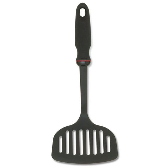 Norpro 1705 Grip-Ez Slotted Spatula Dishwasher Safe, Black