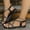 #029-Black, variant on Wowcloth Women's One-Strap Beach Slides – Comfortable Flat Slip-On for Casual Summer Outdoor Wear