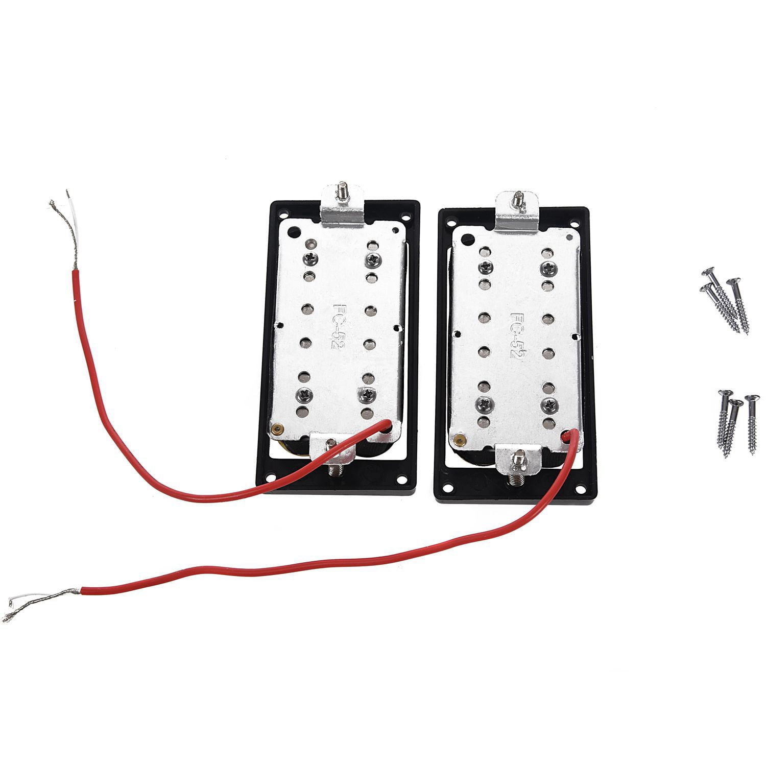 2pcs Faced Humbucker Double Coil Pickups Electric Guitar & 1pcs Guitar Wiring Harness Prewired 2 Volumes 2 Tones 4-500K Pots For LP Guitar
