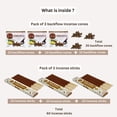 thumbnail image 2 of Pineapple Incense Sticks & Backflow Incense Cones for Waterfall Combo Pack - 60 Insence-Sticks + 30 Backflow Cones - Insents - Incense Waterfall Cones - Inscense, 2 of 7