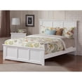 thumbnail image 2 of Leo & Lacey Classic Hardwood Eco-Friendly Platform Bed, Queen, White, 2 of 5